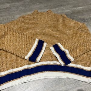 Yellow loose fit sweater